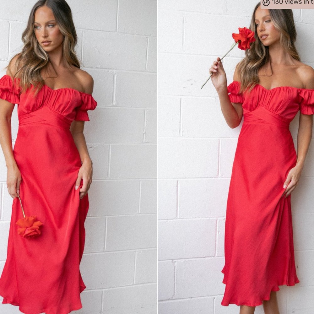 Petal & Pup Red Dress